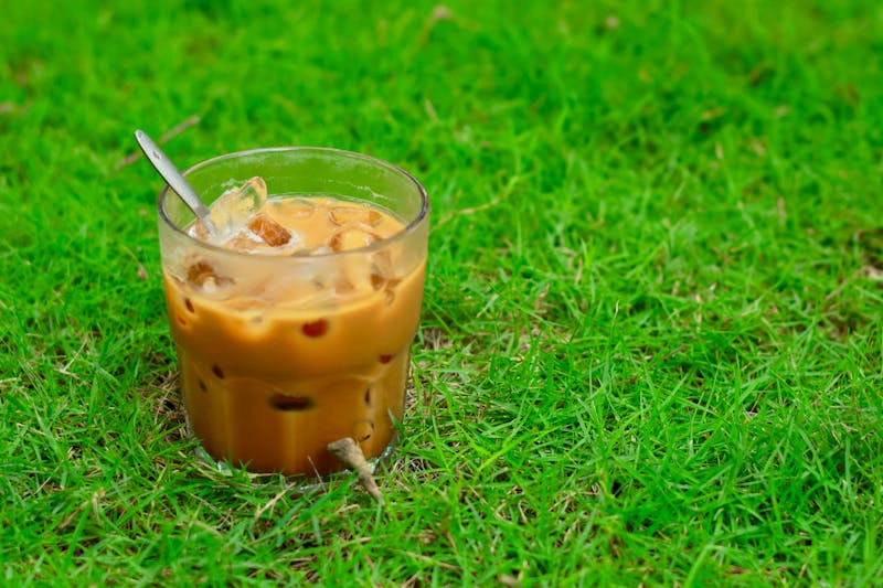 Cold brew coffee in a glass